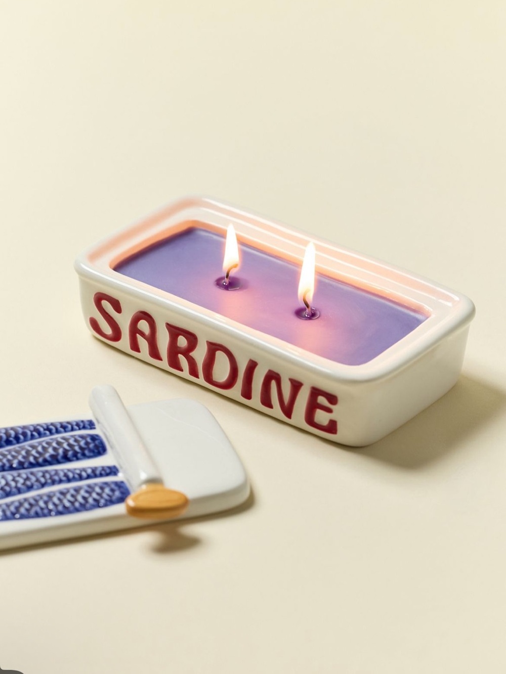 NWOT Urban Outfitters Sardine Tin 6 oz Scented Candle